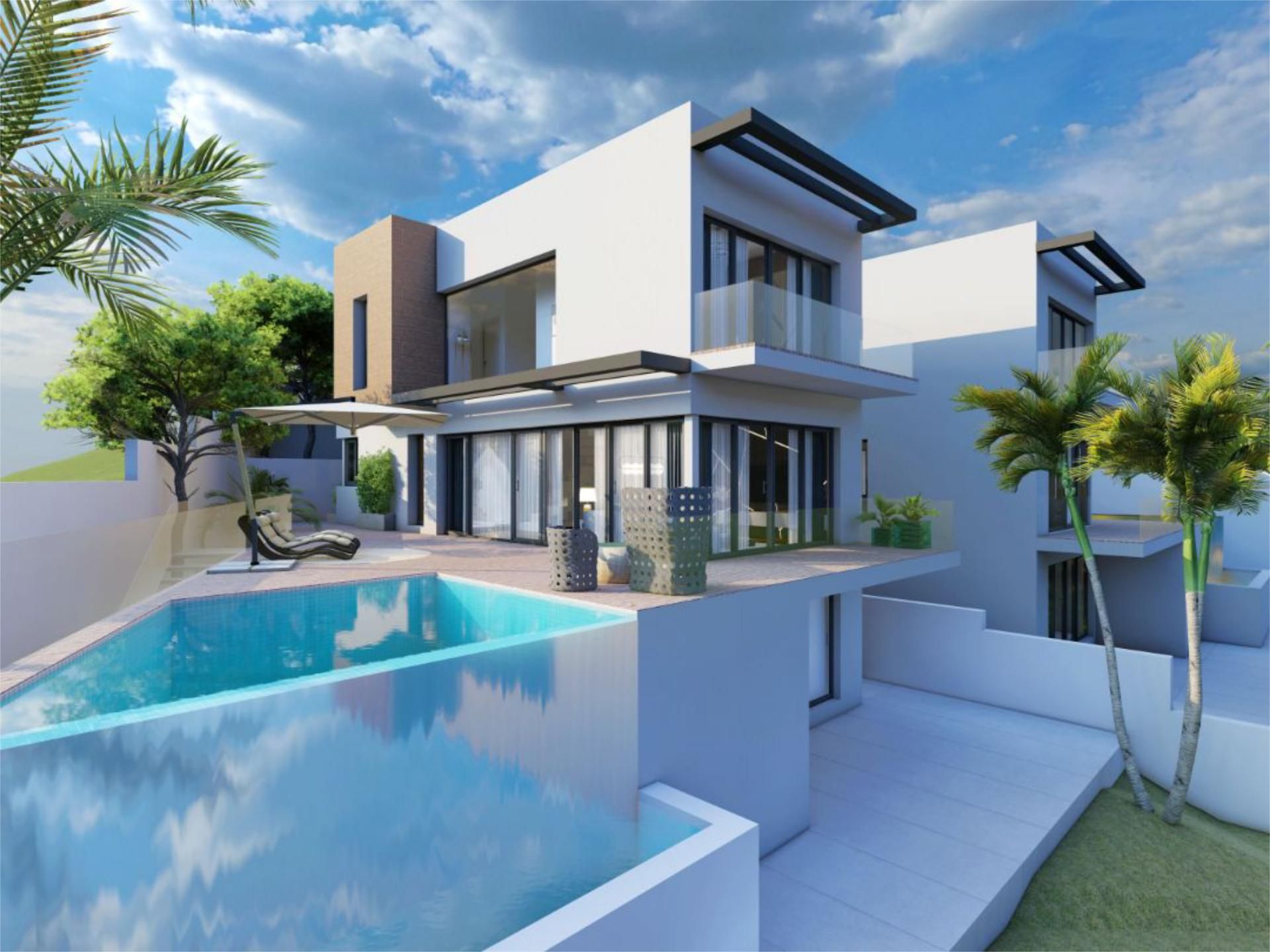 Exterior view of House or chalet for sale in Fuengirola  with Air Conditioner, Terrace and Swimming Pool