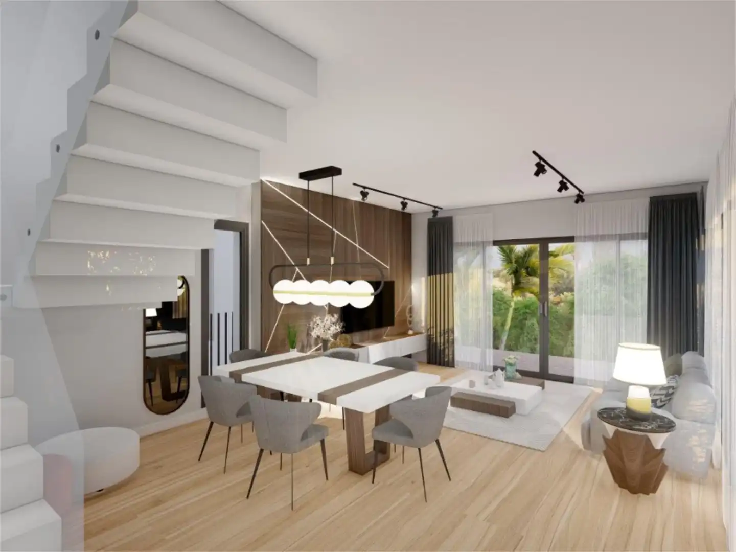 Houses for sale in Calle los Madroños, 3, Torreblanca del Sol Living room of Houses for sale in Fuengirola with Air Conditioner, Heating and Private garden