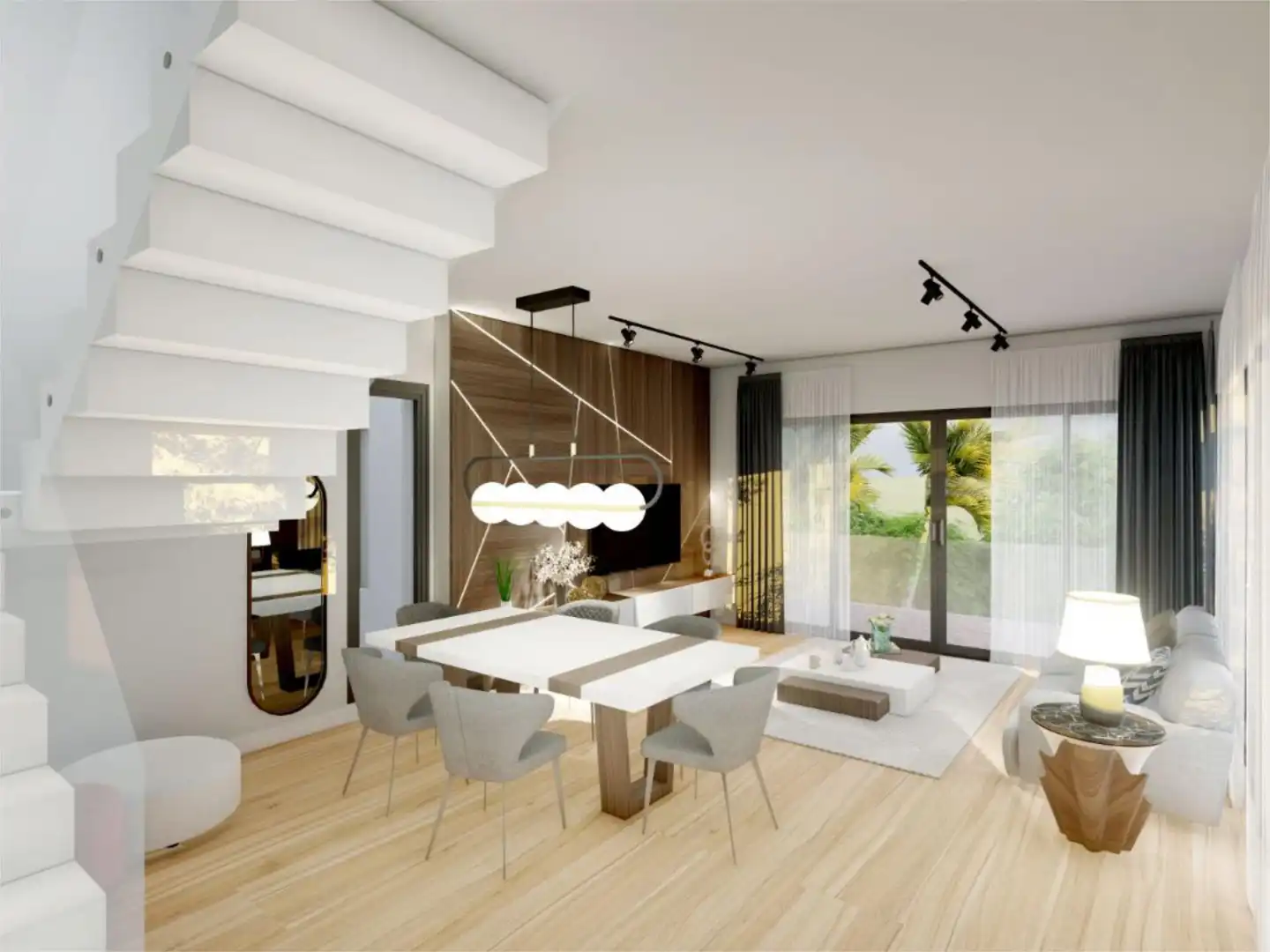 Houses for sale in Calle los Madroños, 3, Torreblanca del Sol Living room of Houses for sale in Fuengirola with Air Conditioner, Heating and Private garden
