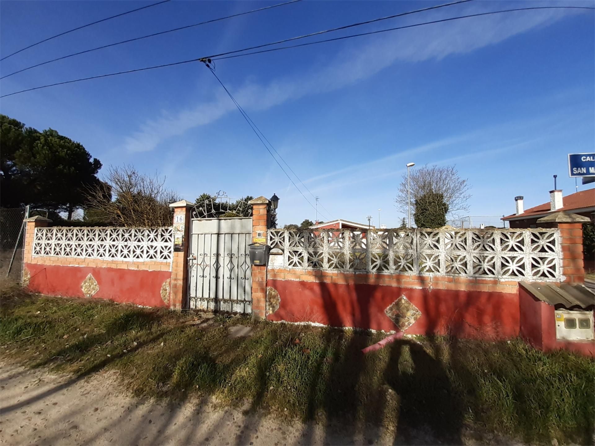 Exterior view of Planta baja for sale in Villanueva de Duero  with Heating, Private garden and Terrace