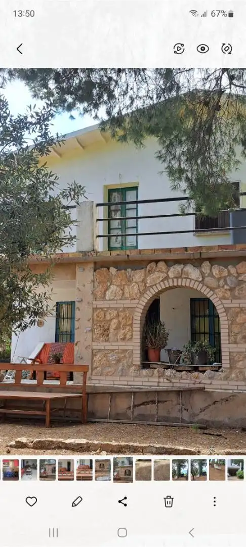 Vista exterior de Finca rústica en venda en Santa Bàrbara amb Jardí privat, Terrassa i Piscina