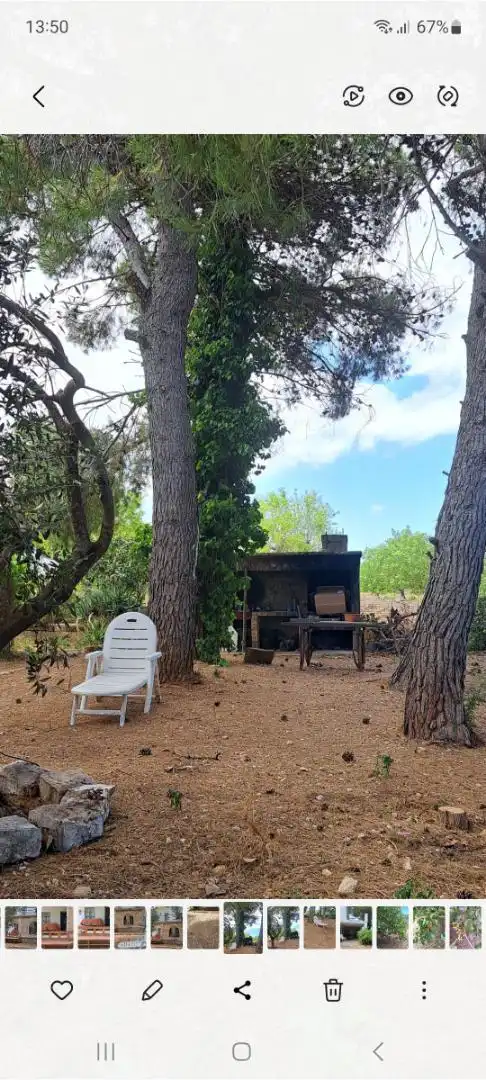 Jardí de Finca rústica en venda en Santa Bàrbara amb Jardí privat, Terrassa i Piscina
