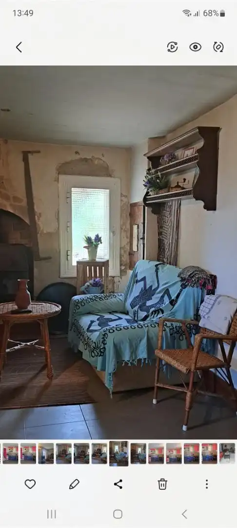 Sala d'estar de Finca rústica en venda en Santa Bàrbara amb Jardí privat, Terrassa i Piscina