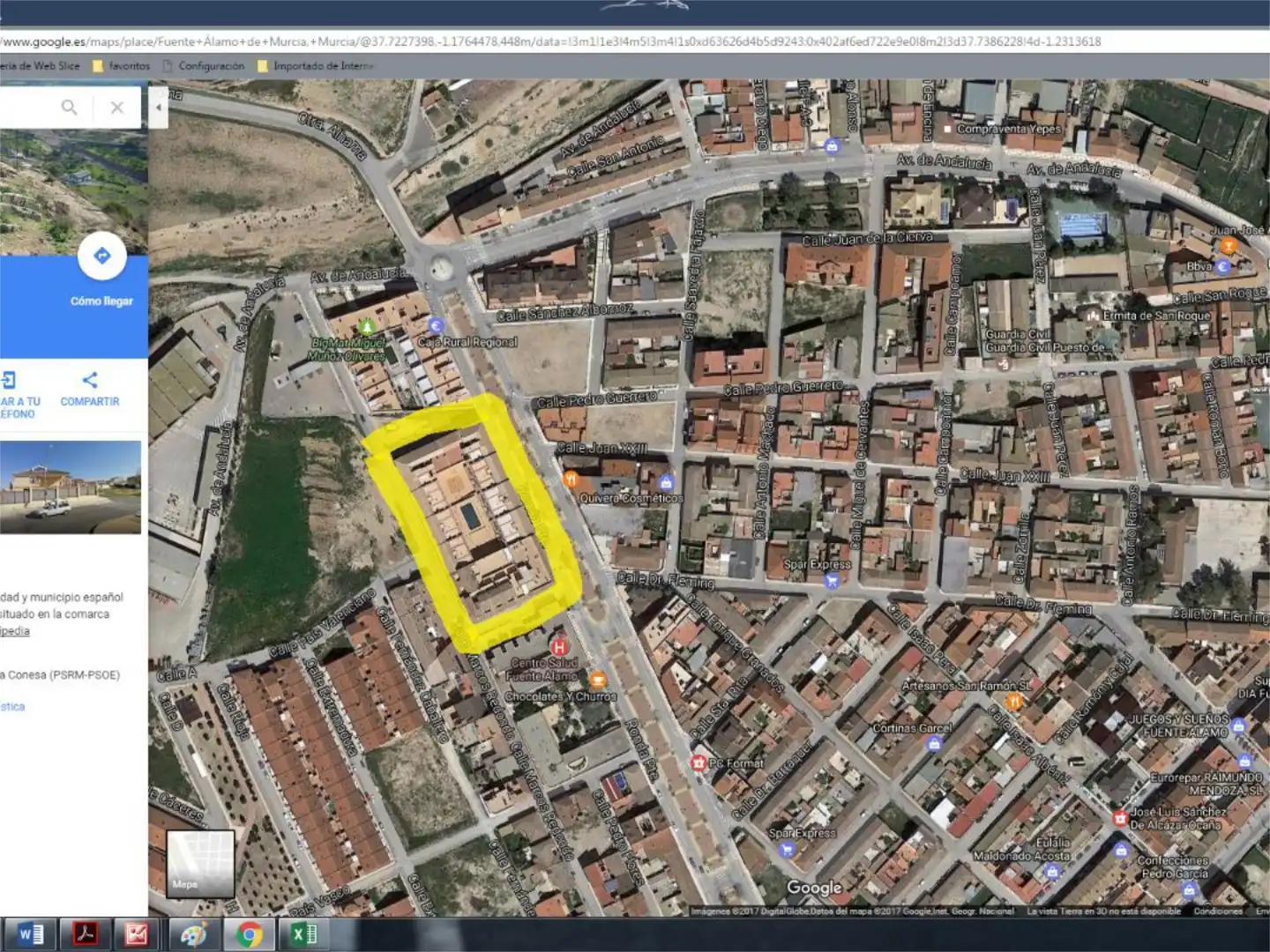 Garage for sale in Ronda Poniente, 20, Centro Exterior view of Garage for sale in Fuente Álamo de Murcia