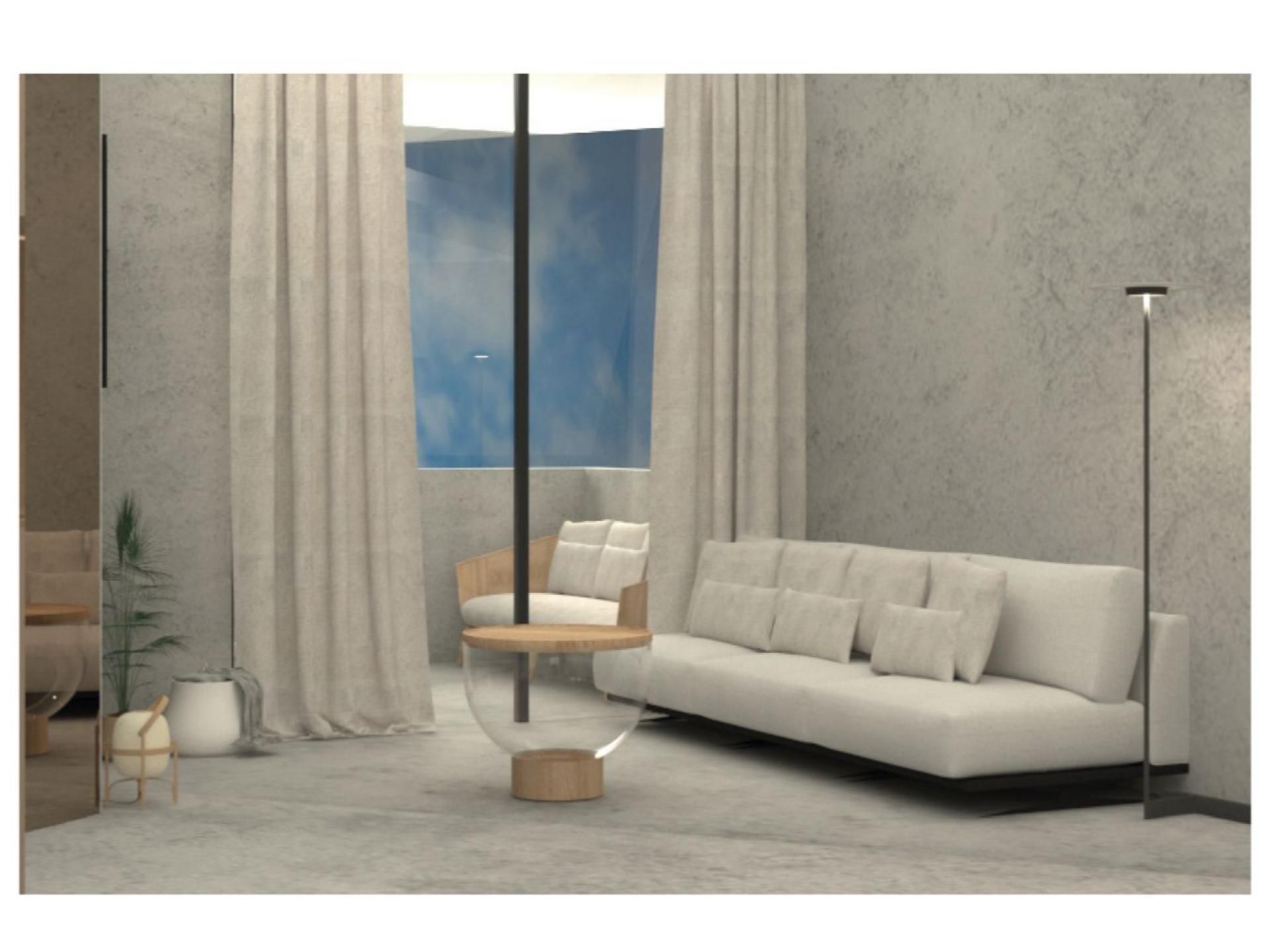 Living room of Flat for sale in L'Alfàs del Pi  with Air Conditioner, Terrace and Swimming Pool