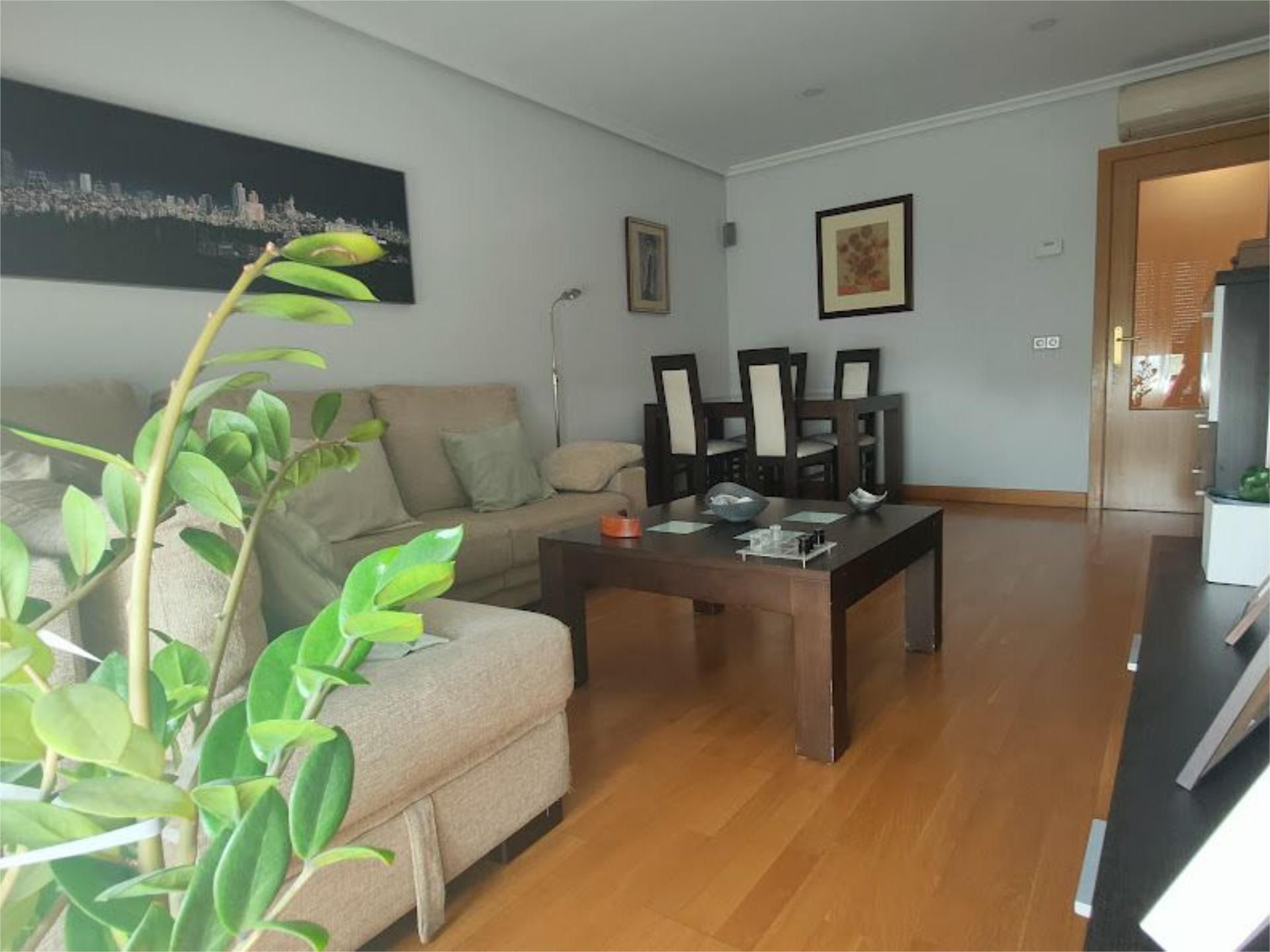 Sala d'estar de Pis en venda en  Madrid Capital amb Aire condicionat, Calefacció i Jardí privat