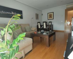 Living room of Flat for sale in  Madrid Capital  with Air Conditioner, Heating and Private garden