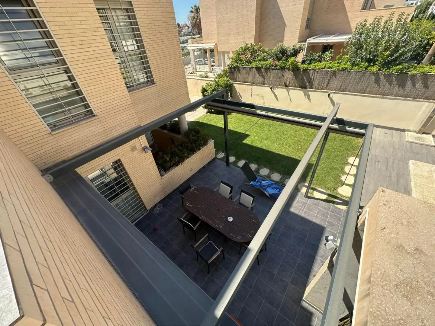 Houses for sale in Calle Orégano, 12, Cerrado de Calderón - Hacienda Paredes Terrace of Houses for sale in Málaga with Air Conditioner, Heating and Private garden