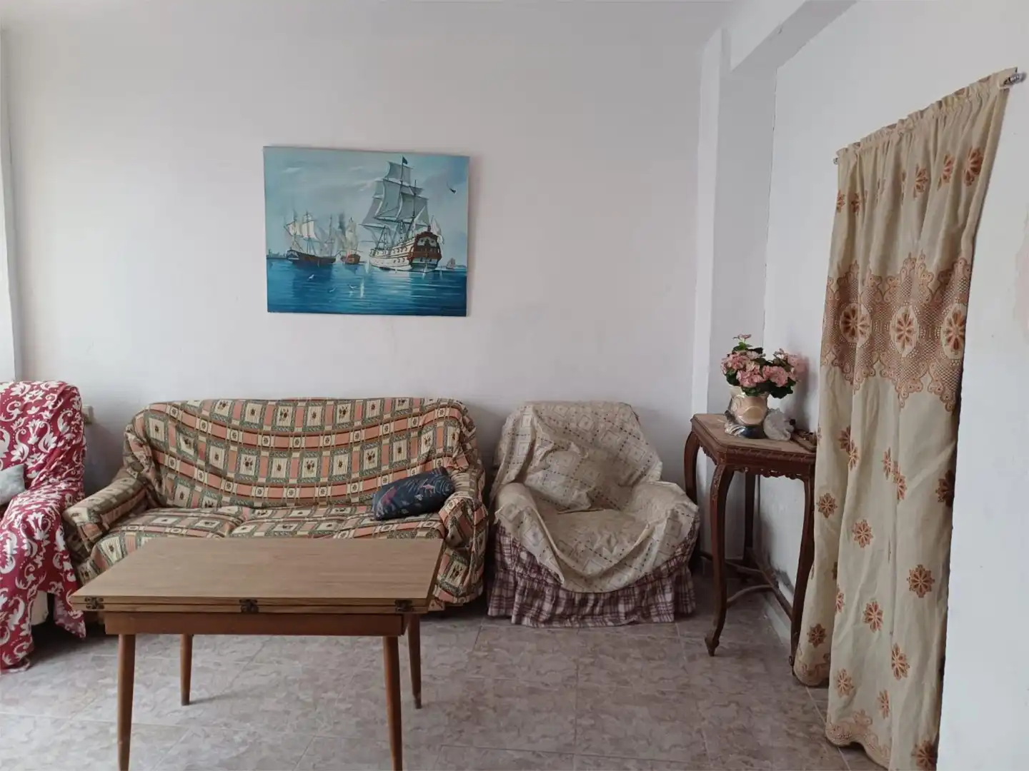 Wohnzimmer von Einfamilien-Reihenhaus zum Verkauf in Mira mit Terrasse, Möbliert und Balkon