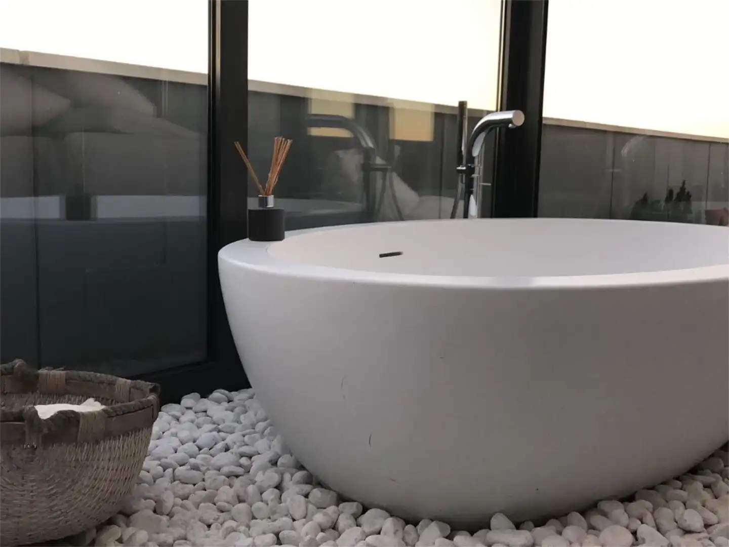Bathroom of Flat for sale in Burgos  with Private garden, Parquet flooring and Terrace