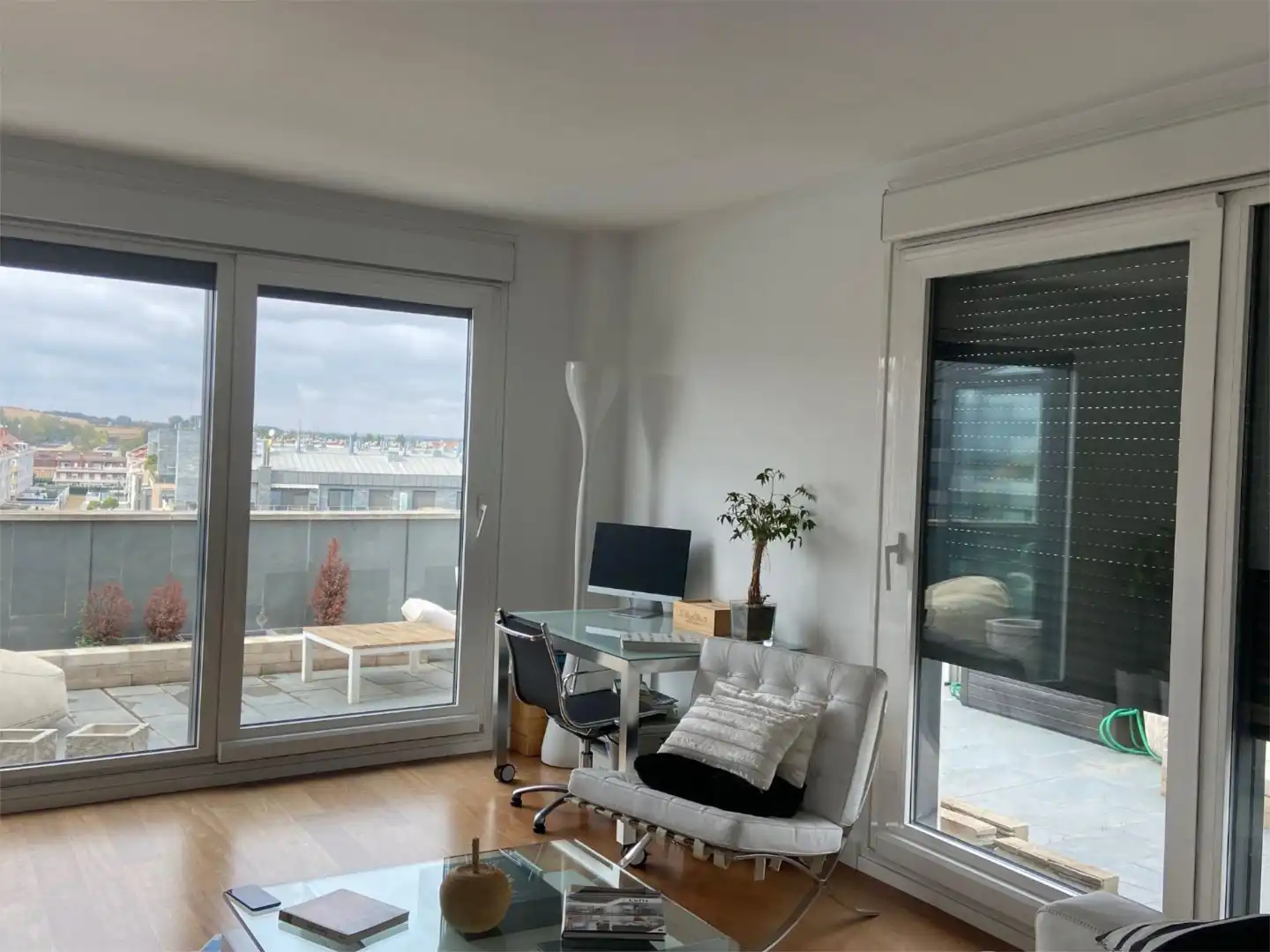 Balcony of Flat for sale in Burgos  with Private garden, Parquet flooring and Terrace