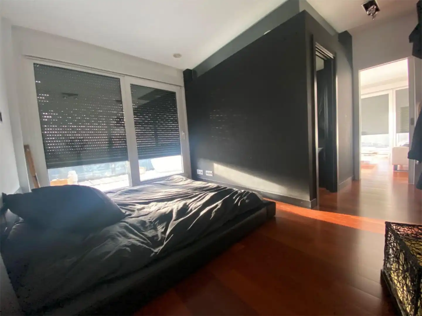 Bedroom of Flat for sale in Burgos  with Private garden, Parquet flooring and Terrace