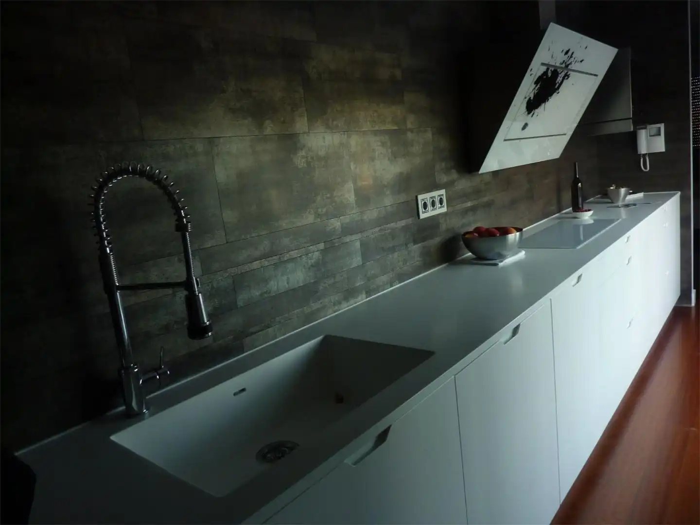 Kitchen of Flat for sale in Burgos  with Private garden, Parquet flooring and Terrace