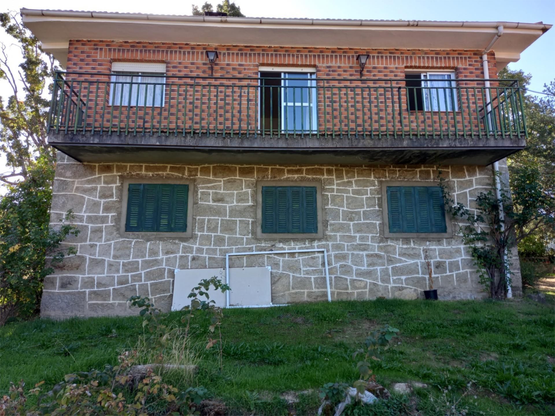 Exterior view of House or chalet for sale in Navarrevisca  with Private garden, Furnished and Balcony