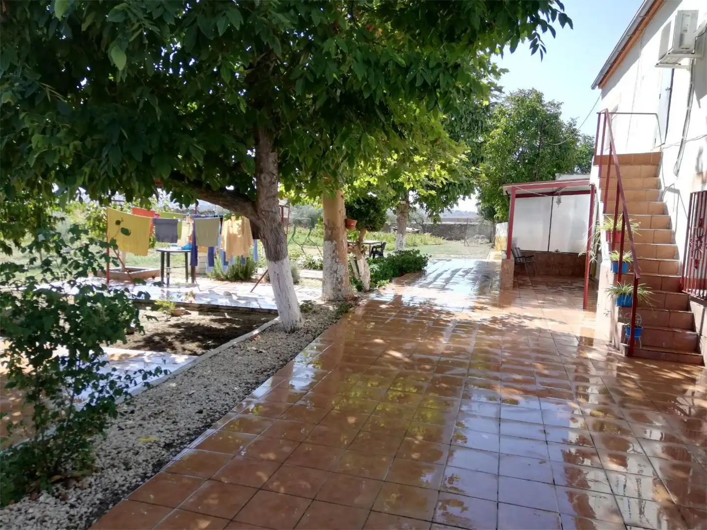 Garden of Country homes for sale in La Granjuela  with Air Conditioner, Heating and Private garden