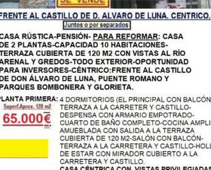 Aparcament de Casa adosada en venda en Arenas de San Pedro amb Terrassa i Balcó