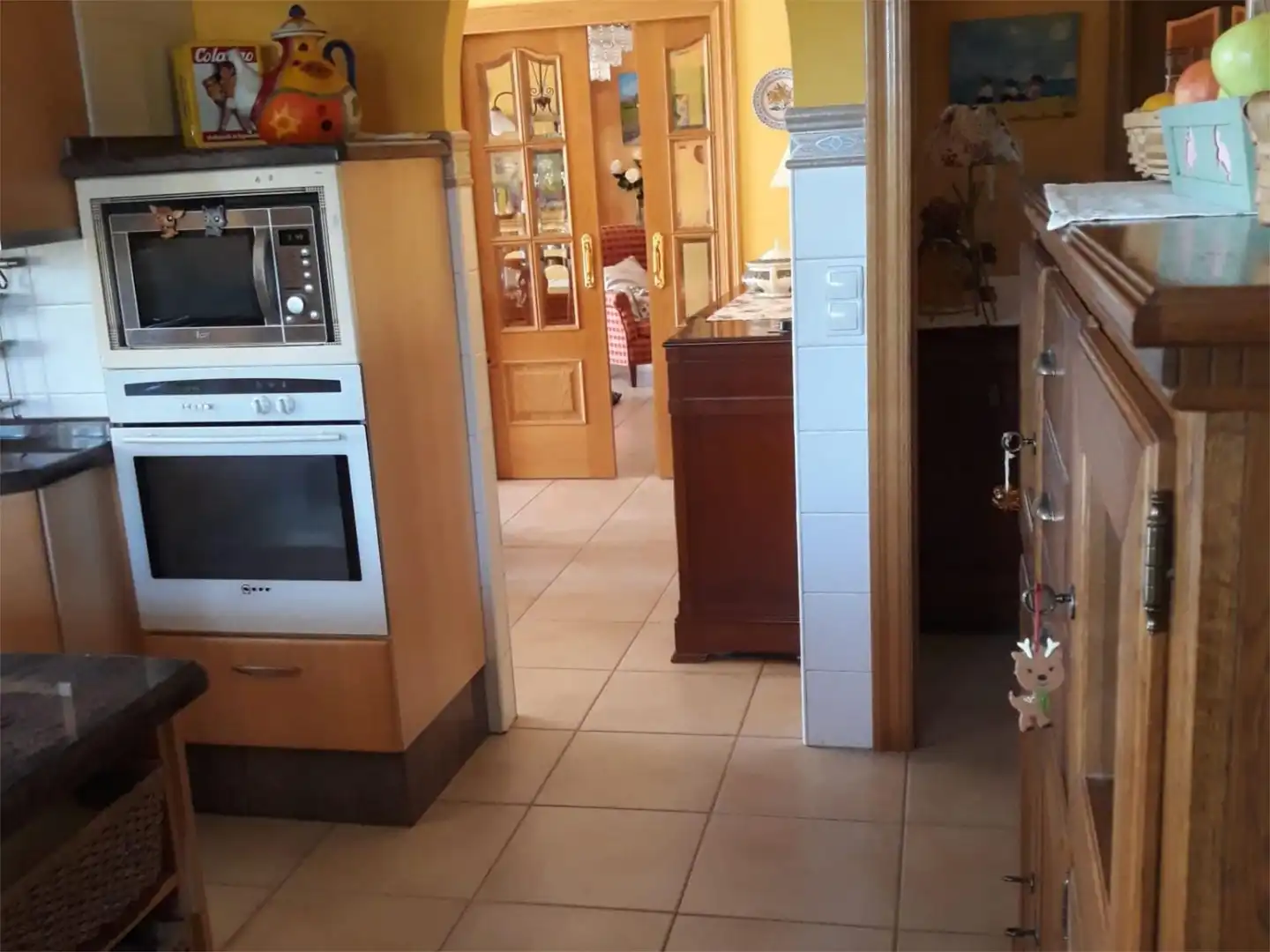 Cocina de Casa o chalet en venta en Villafranca del Bierzo con Calefacción, Jardín privado y Parquet