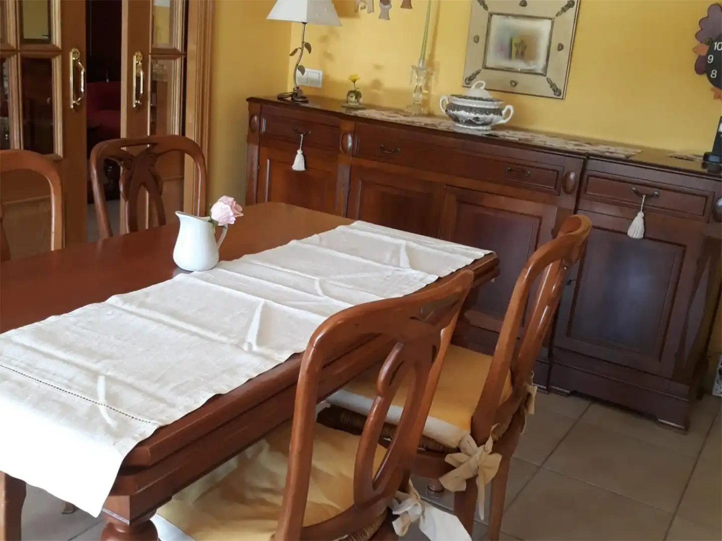 Comedor de Casa o chalet en venta en Villafranca del Bierzo con Calefacción, Jardín privado y Parquet
