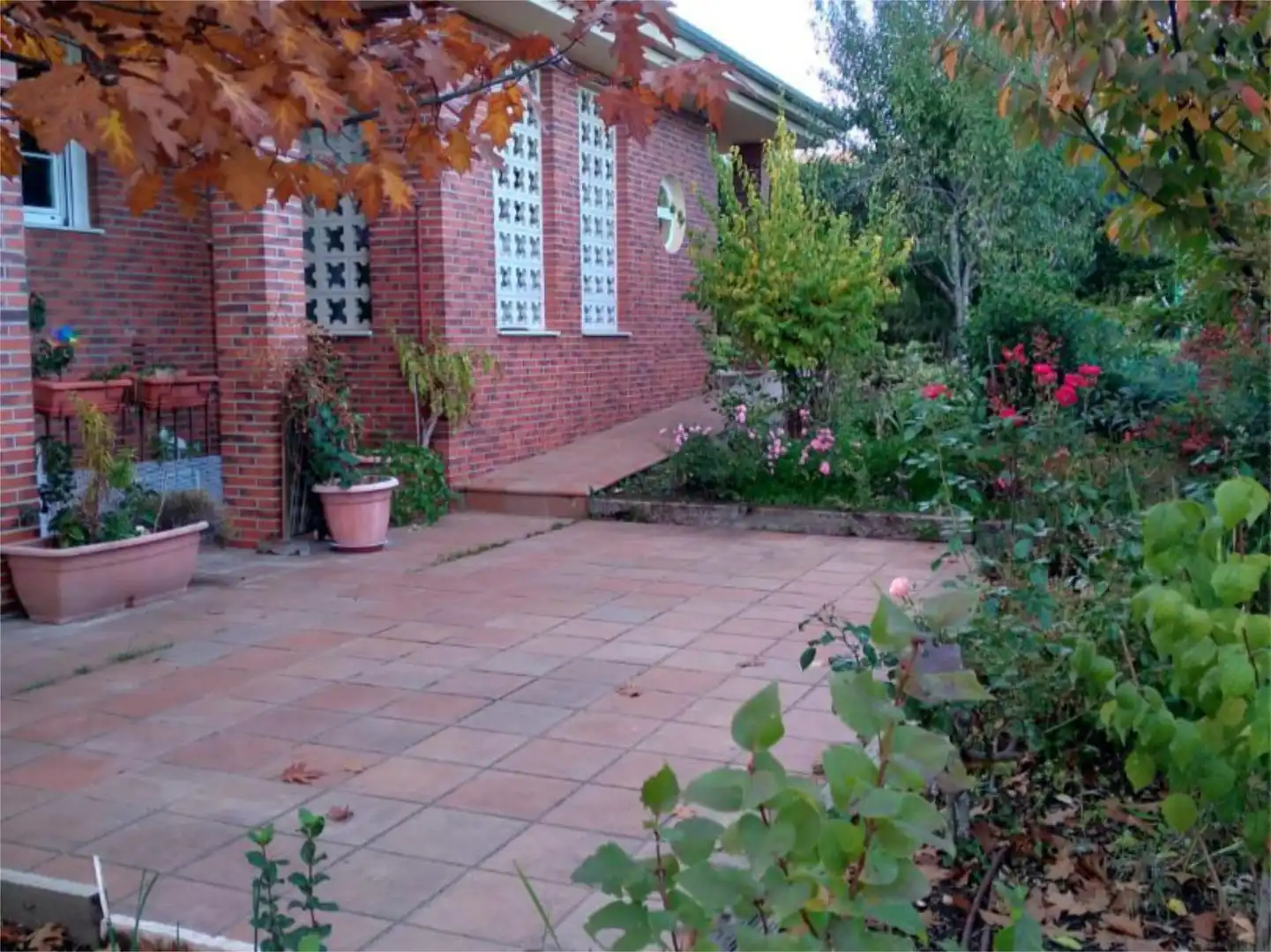 Terraza de Casa o chalet en venta en Villafranca del Bierzo con Calefacción, Jardín privado y Parquet