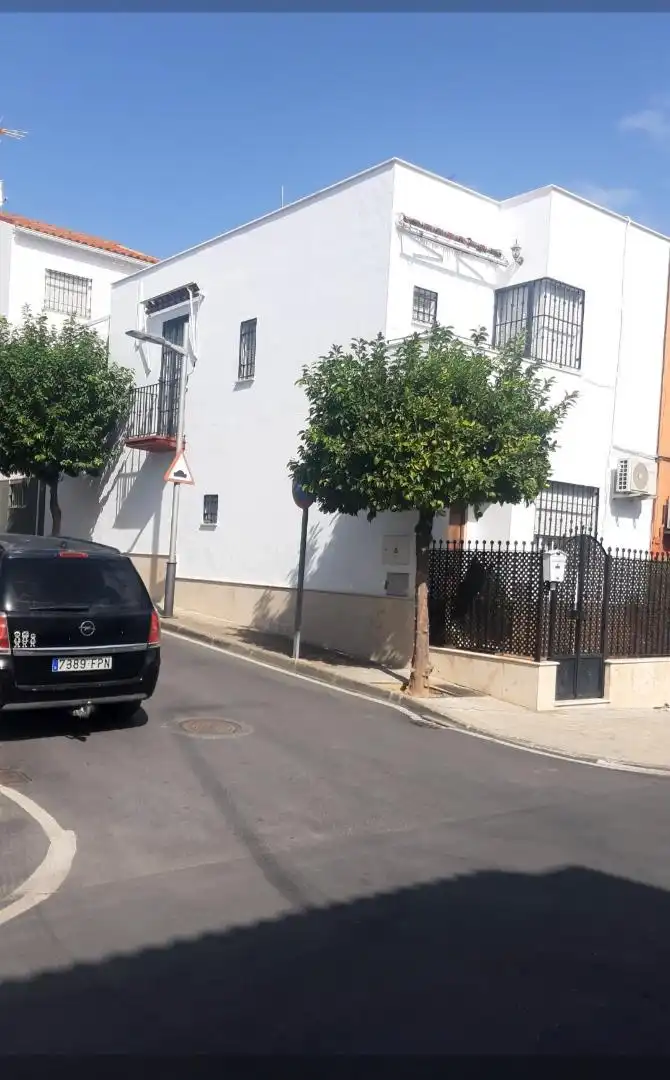 Vista exterior de Casa adosada en venda en Écija amb Aire condicionat, Terrassa i Traster