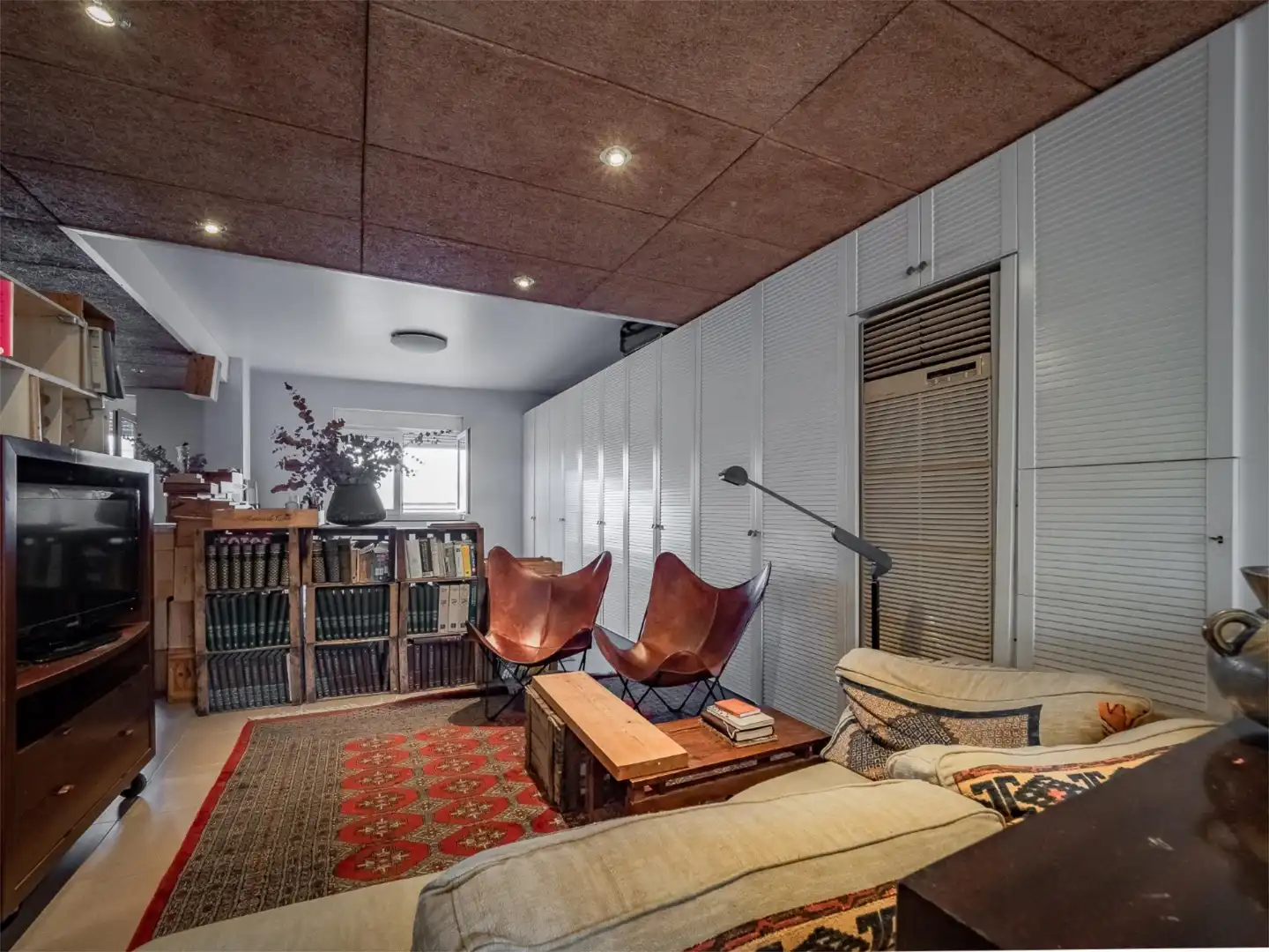 Einfamilien-Reihenhaus zum Verkauf in Via Augusta, 75, Llevant Wohnzimmer von Einfamilien-Reihenhaus zum Verkauf in Tarragona mit Klimaanlage, Heizung und Terrasse