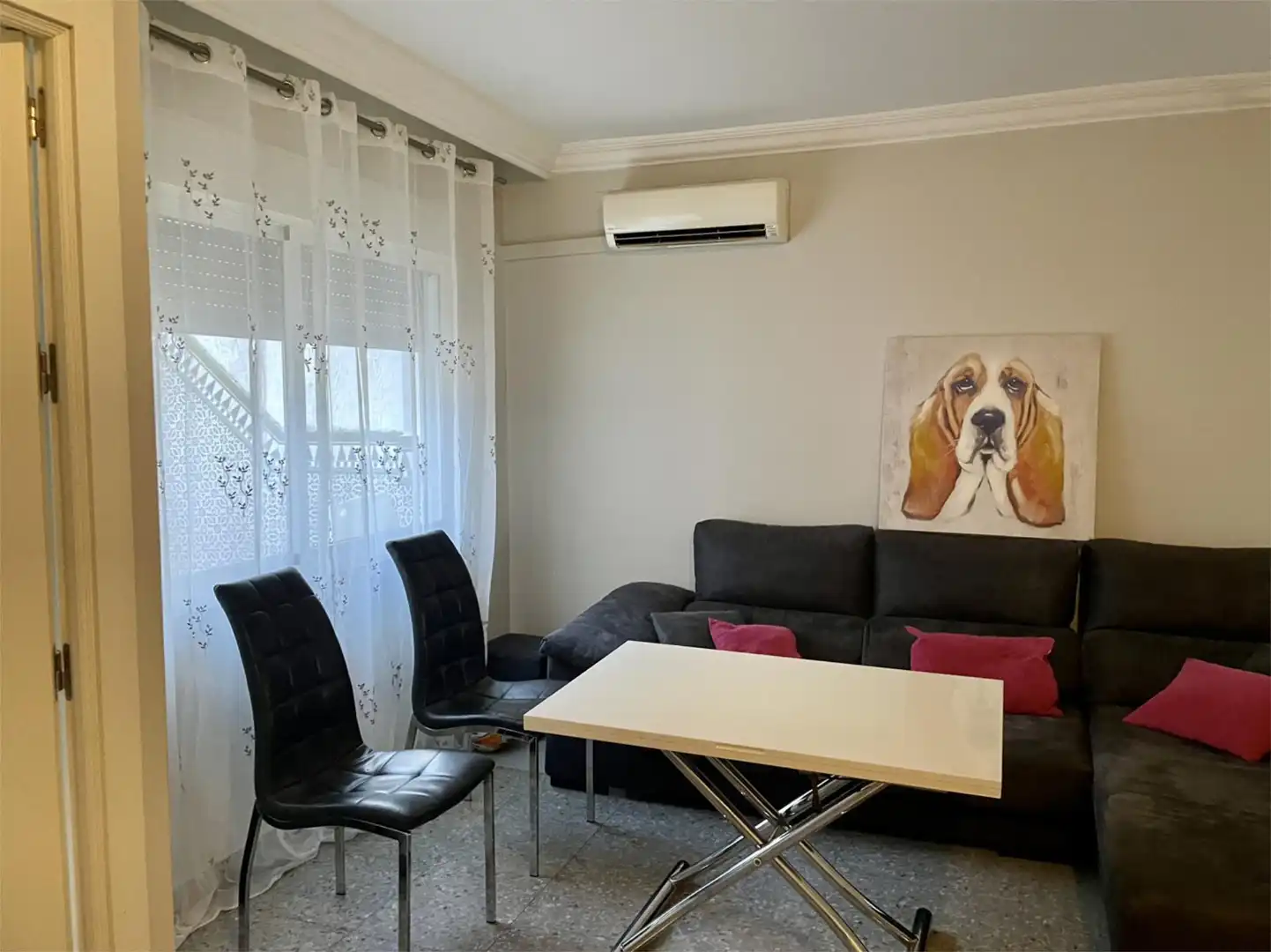 Detached homes for sale in Calle Hortelanos, 25, Valverde del Camino Living room of Detached homes for sale in Valverde del Camino with Air Conditioner, Terrace and Oven