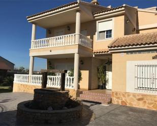 Vista exterior de Casa o xalet en venda en  Murcia Capital amb Aire condicionat, Terrassa i Piscina