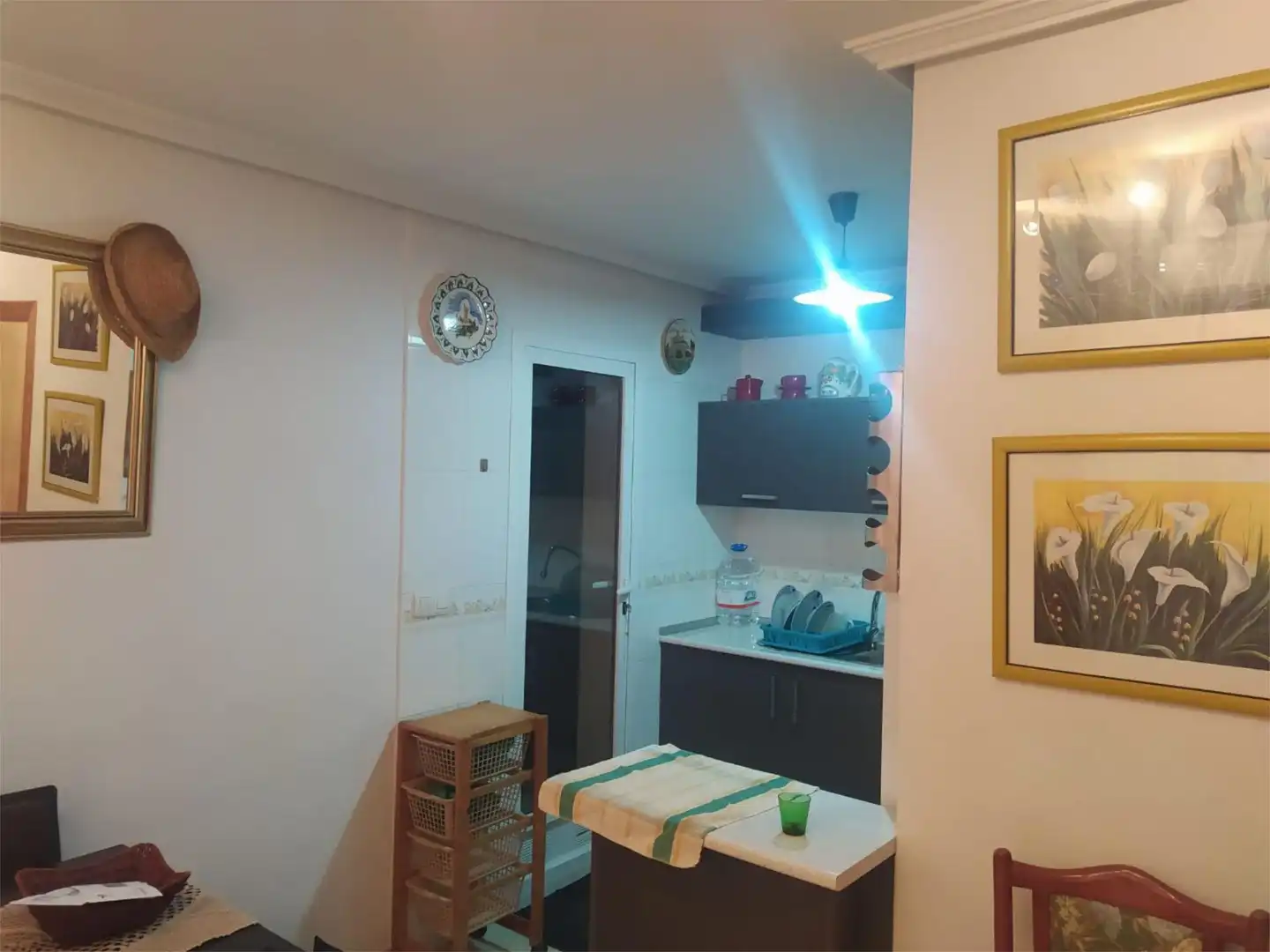Piso de alquiler en Calle Alfonso XIII, 25, Playa de Garrucha Cocina de Piso de alquiler en Garrucha con Aire acondicionado, Calefacción y Amueblado