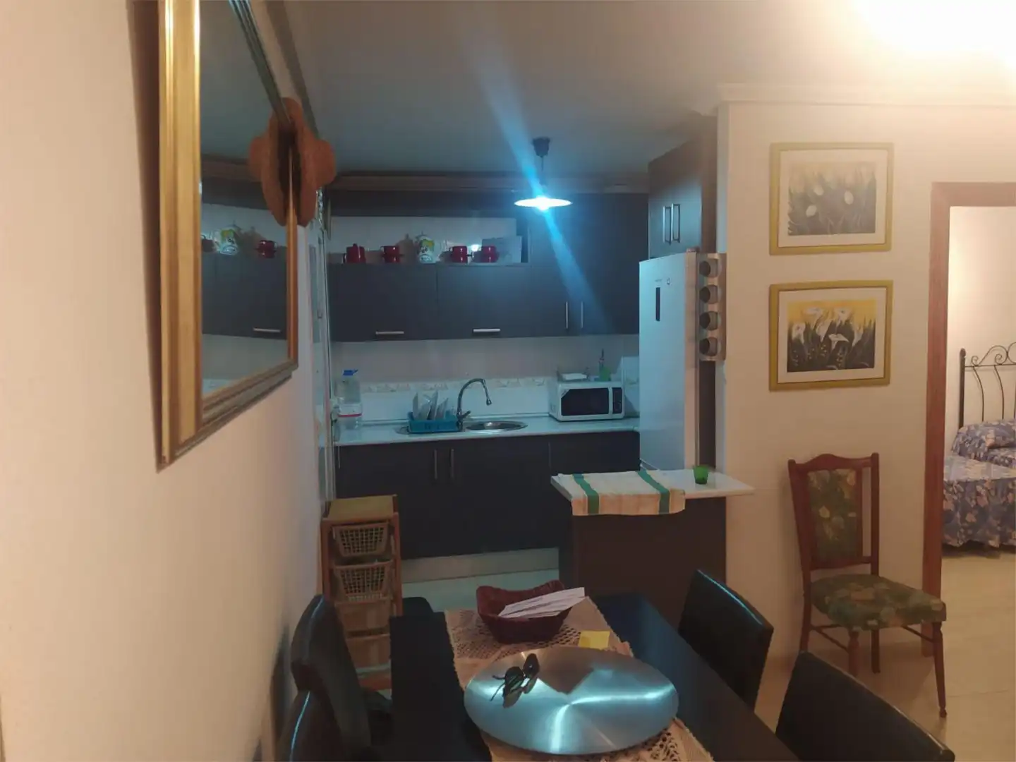 Piso de alquiler en Calle Alfonso XIII, 25, Playa de Garrucha Cocina de Piso de alquiler en Garrucha con Aire acondicionado, Calefacción y Amueblado
