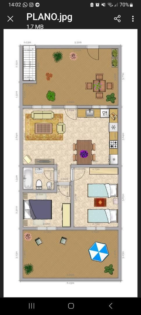 Dormitori de Apartament en venda en El Pedroso amb Calefacció, Jardí privat i Moblat
