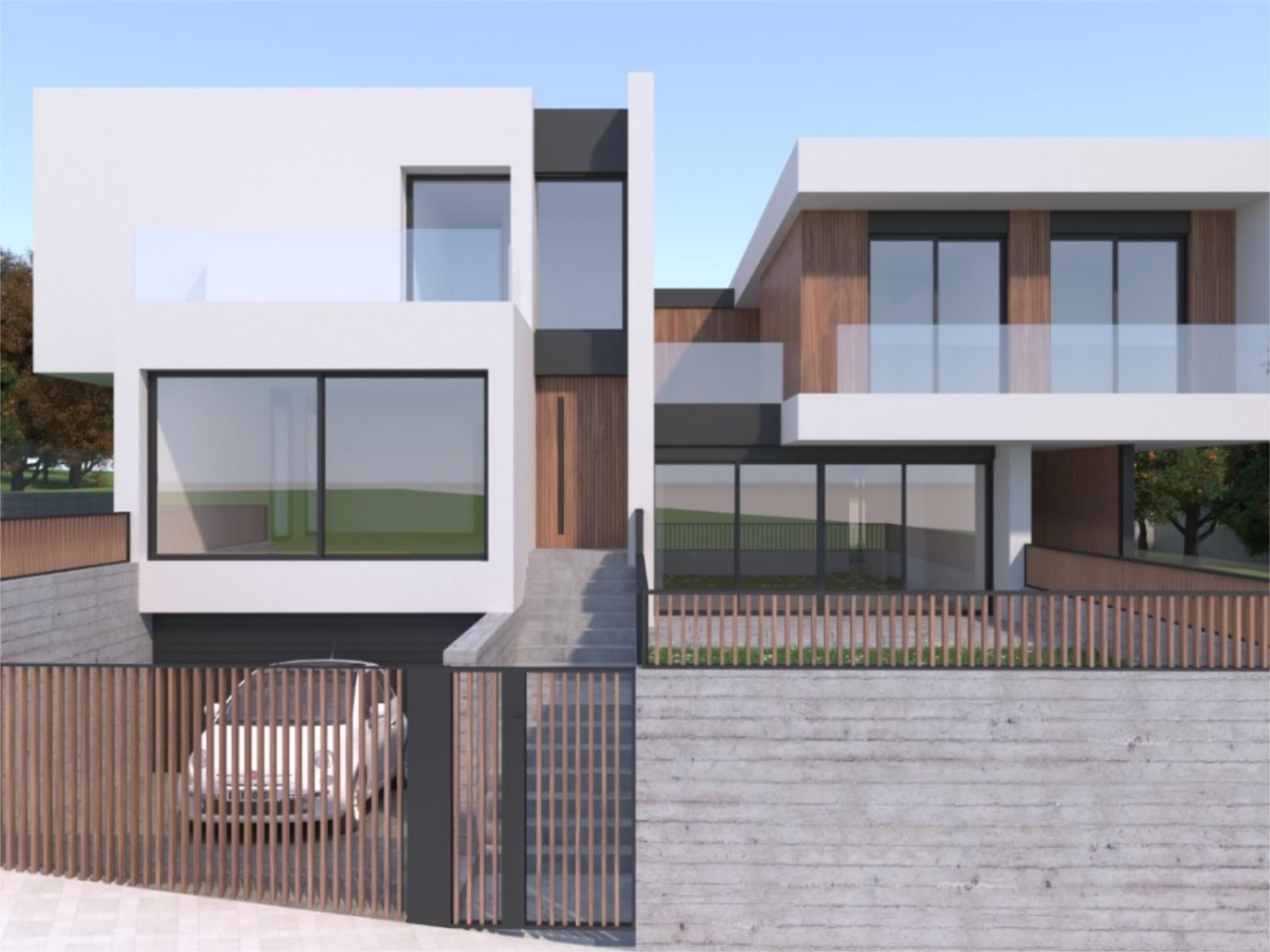 Exterior view of Single-family semi-detached for sale in Culleredo