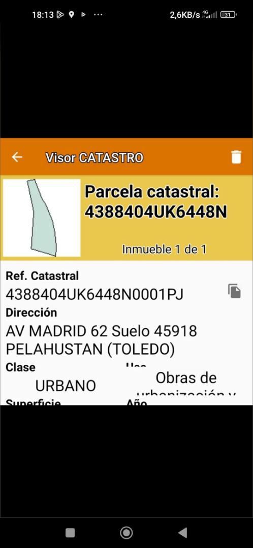 Land for sale in Pelahustán