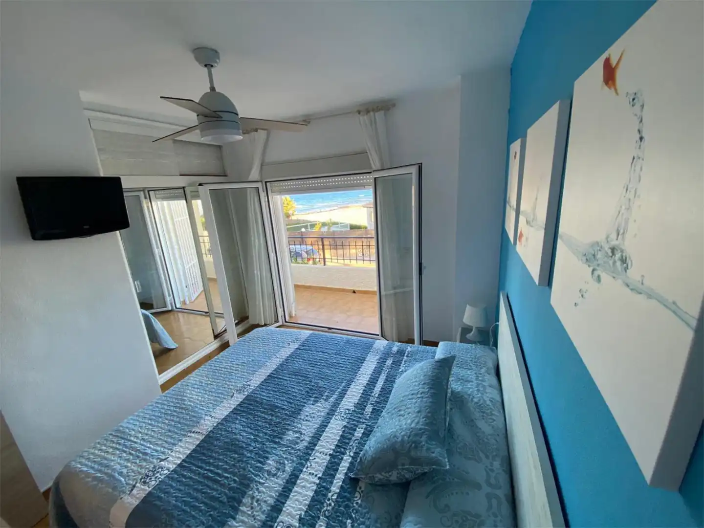 Wohnung zur Miete in Calle del Ancla, 51, Cabo Roig Schlafzimmer von Wohnung zur Miete in Orihuela mit Klimaanlage, Heizung und Terrasse