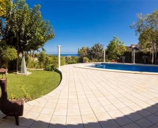 Jardí de Casa o xalet en venda en Benissa amb Aire condicionat, Terrassa i Piscina