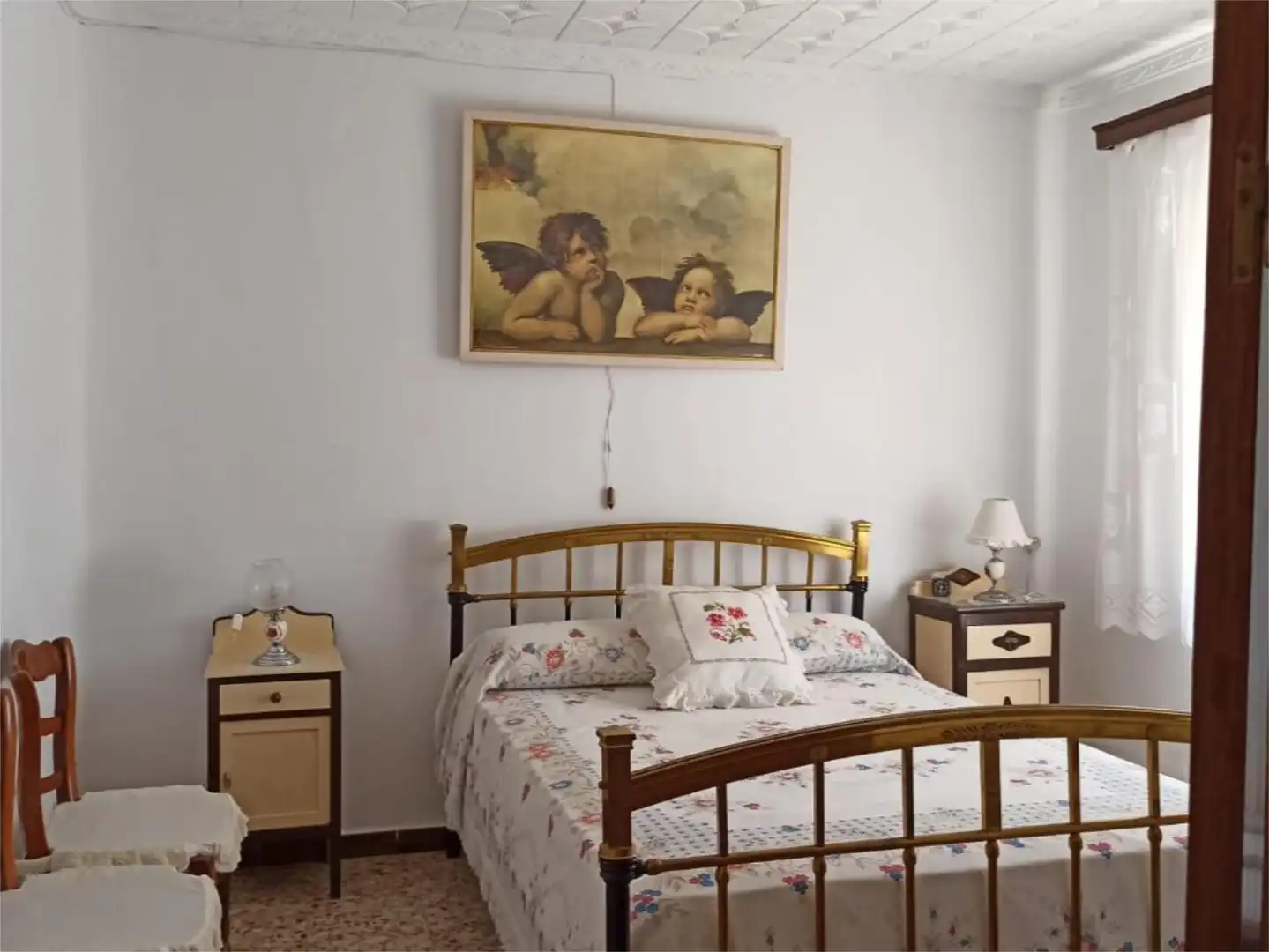 Schlafzimmer von Einfamilien-Reihenhaus zum Verkauf in Viso del Marqués mit Klimaanlage und Möbliert