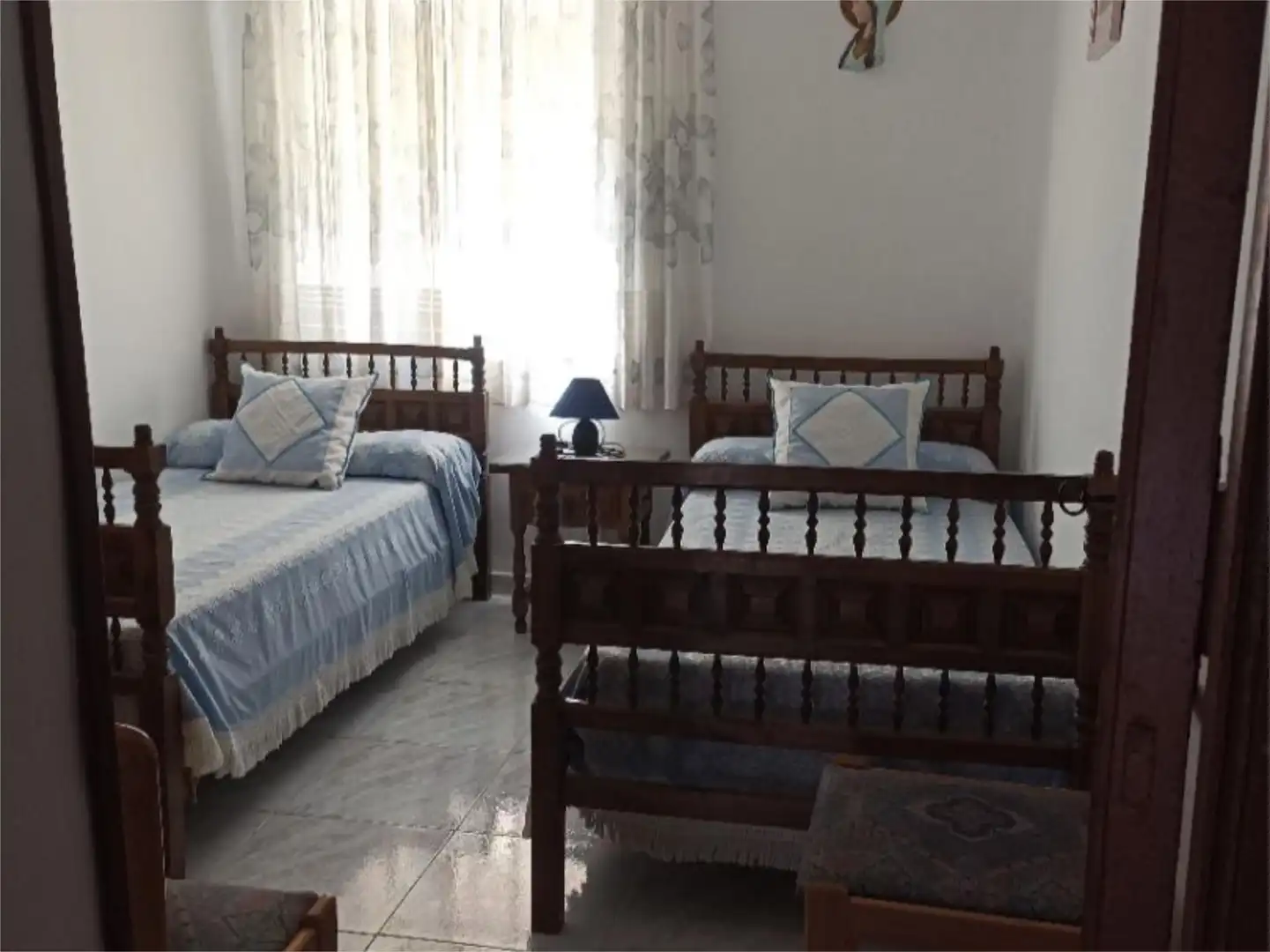 Schlafzimmer von Einfamilien-Reihenhaus zum Verkauf in Viso del Marqués mit Klimaanlage und Möbliert