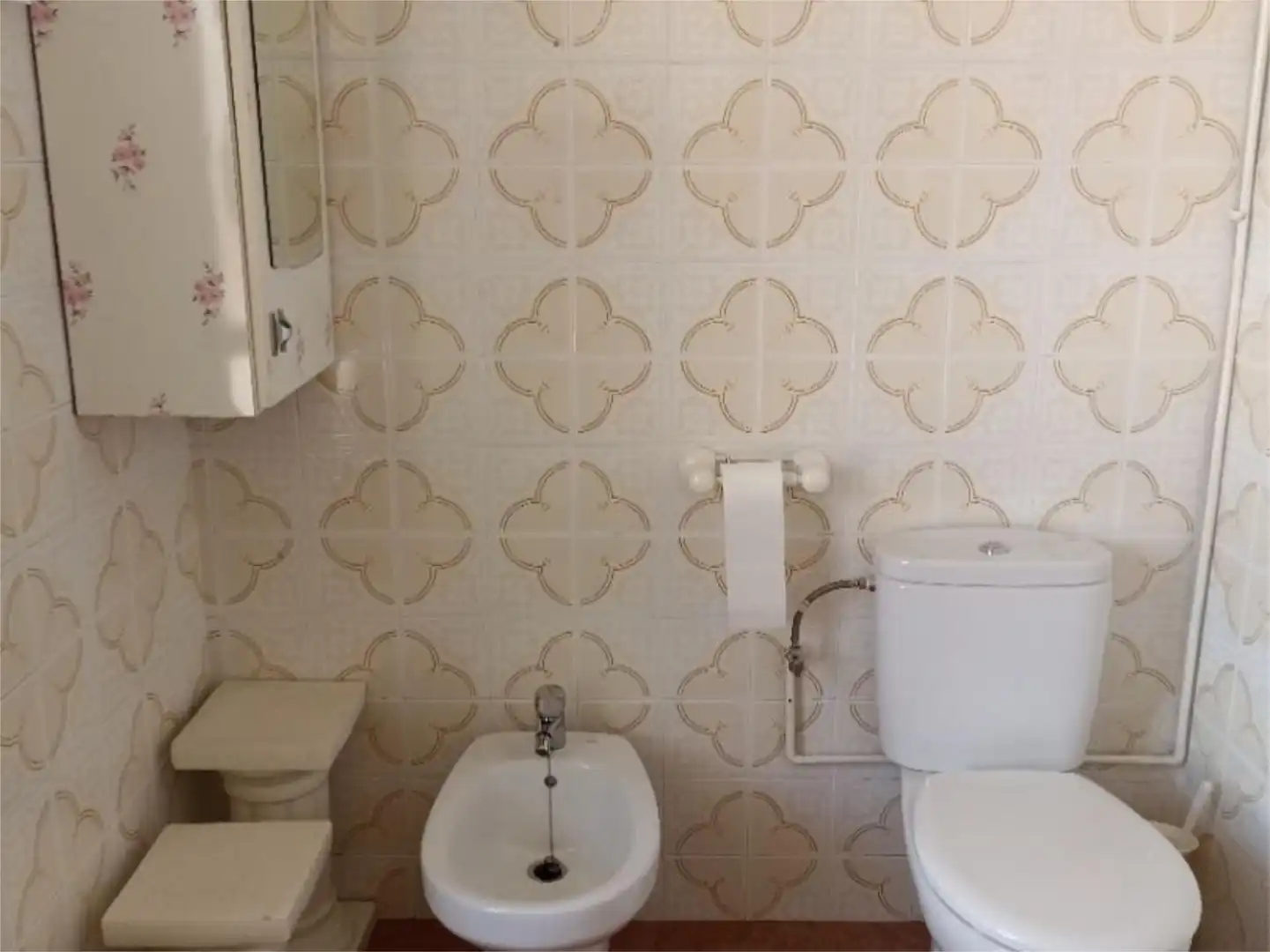 Badezimmer von Einfamilien-Reihenhaus zum Verkauf in Viso del Marqués mit Klimaanlage und Möbliert