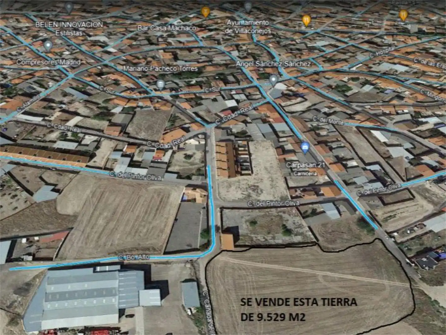 Vista exterior de Terreno en venta en Villaconejos