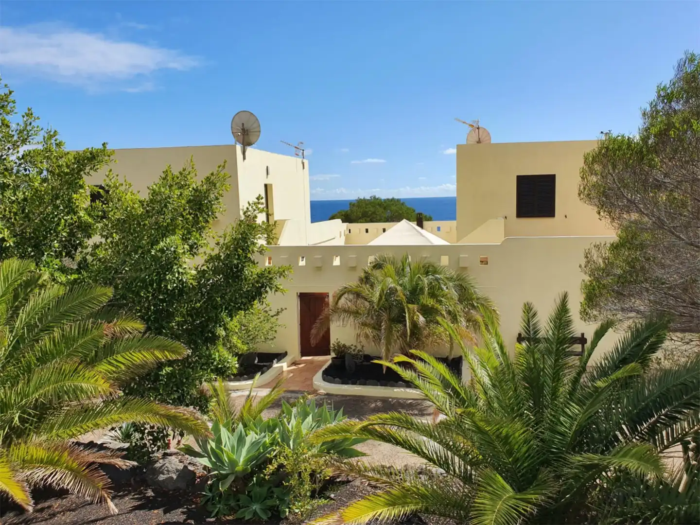 Casa o chalet en venta en Diseminado las Playas, 22, Valverde (Santa Cruz de Tenerife) Vista exterior de Casa o chalet en venta en Valverde (Santa Cruz de Tenerife) con Aire acondicionado, Jardín privado y Terraza
