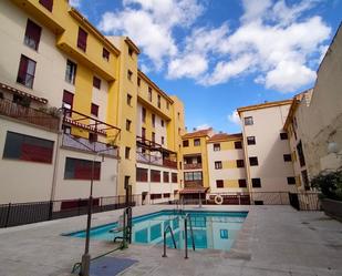 Exterior view of Flat for sale in  Jaén Capital  with Air Conditioner, Swimming Pool and Balcony