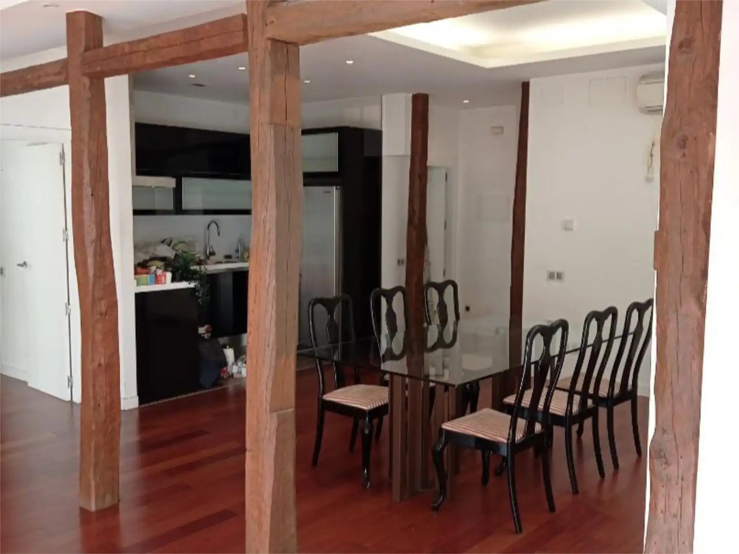 Dining room of Attic for rent in  Madrid Capital  with Air Conditioner and Balcony