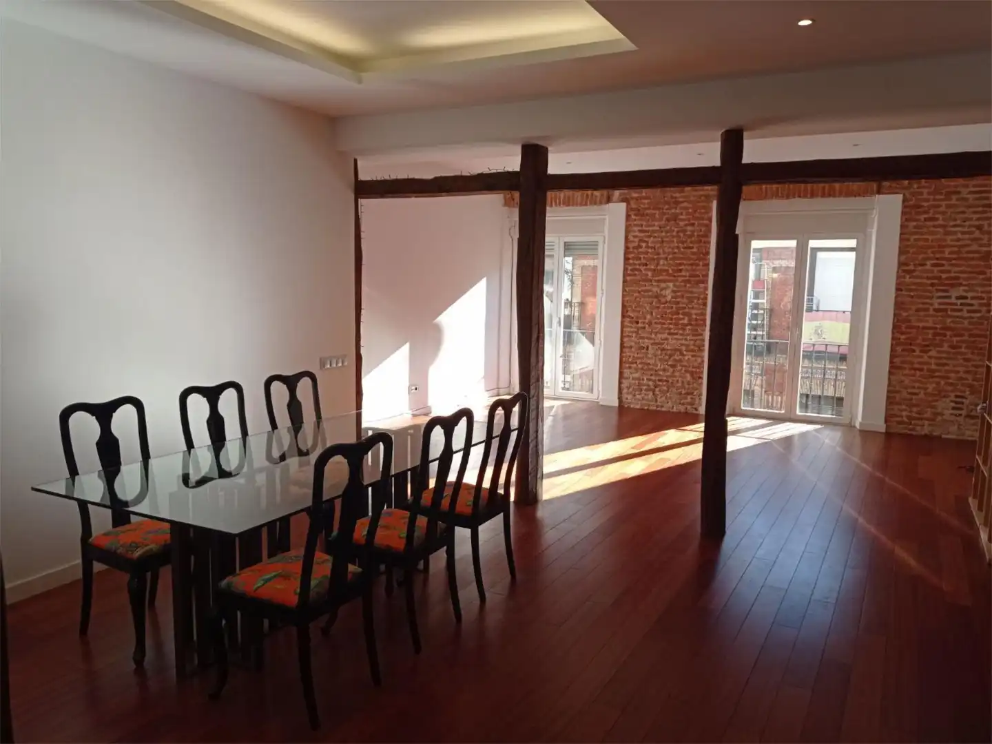 Dining room of Attic for rent in  Madrid Capital  with Air Conditioner and Balcony