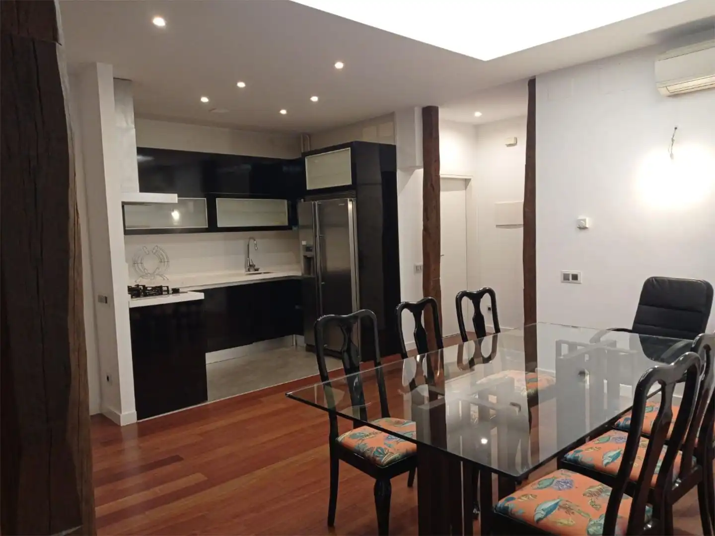 Kitchen of Attic for rent in  Madrid Capital  with Air Conditioner and Balcony