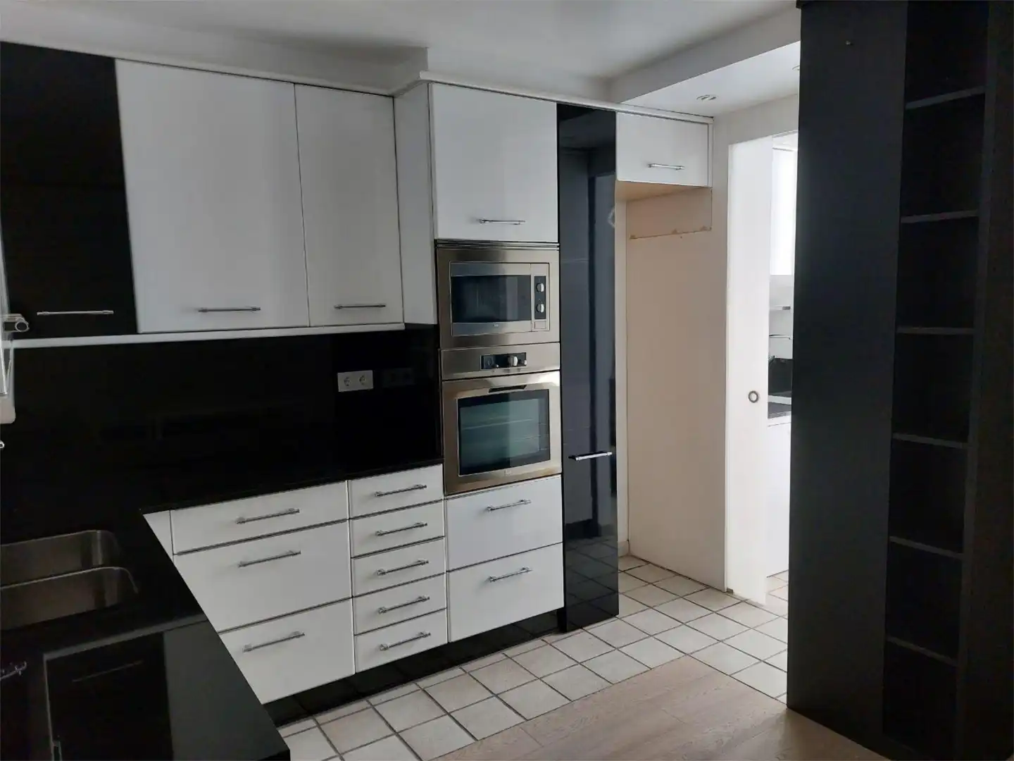 Cuina de Pis de lloguer en Valencia amb Aire condicionat, Parquet i Terrassa