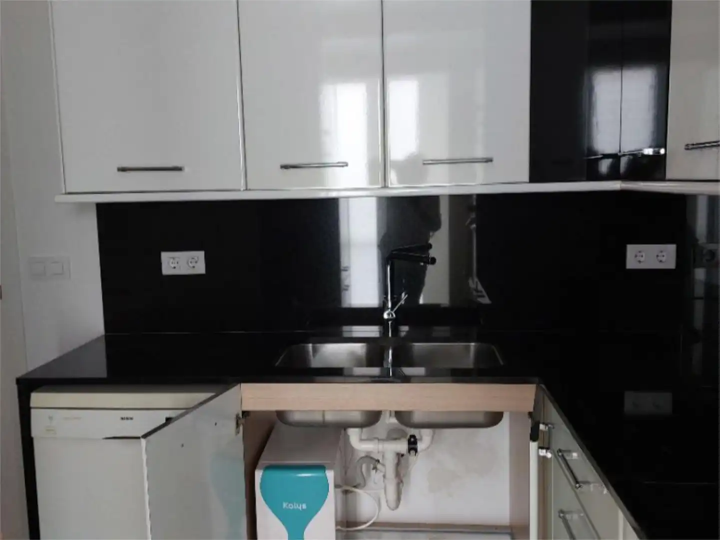 Cuina de Pis de lloguer en Valencia amb Aire condicionat, Parquet i Terrassa