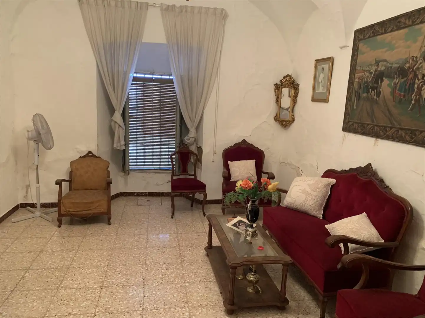 Sala de estar de Casa adosada en venta en Puebla de Sancho Pérez