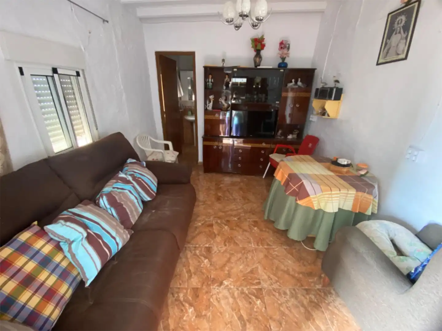 Casa adosada en venta en Calle los Bazanes, 32, Abla Sala de estar de Casa adosada en venta en Abla con Terraza y Amueblado