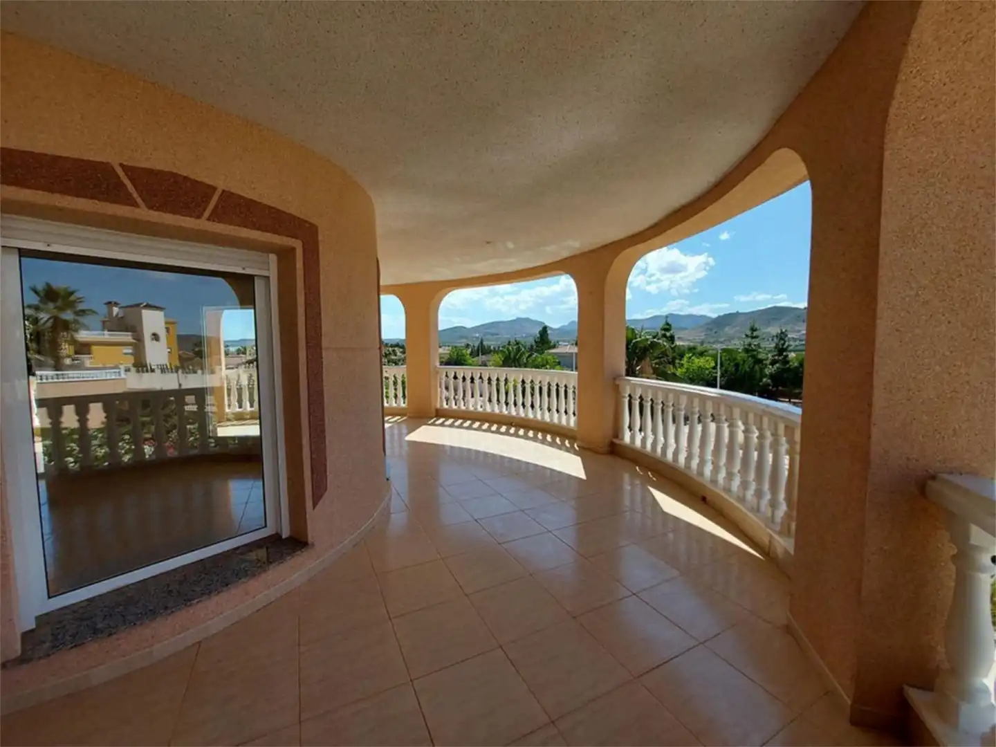 Terraza de Casa o chalet en venta en Hondón de las Nieves / El Fondó de les Neus con Aire acondicionado, Terraza y Piscina