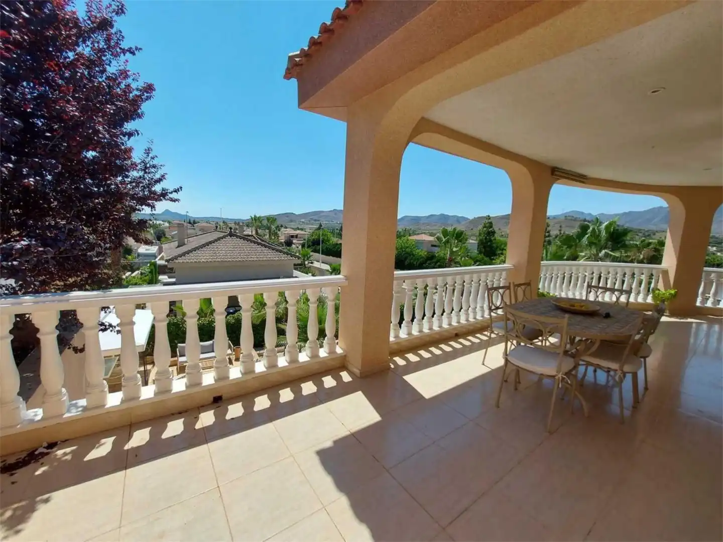 Terraza de Casa o chalet en venta en Hondón de las Nieves / El Fondó de les Neus con Aire acondicionado, Terraza y Piscina