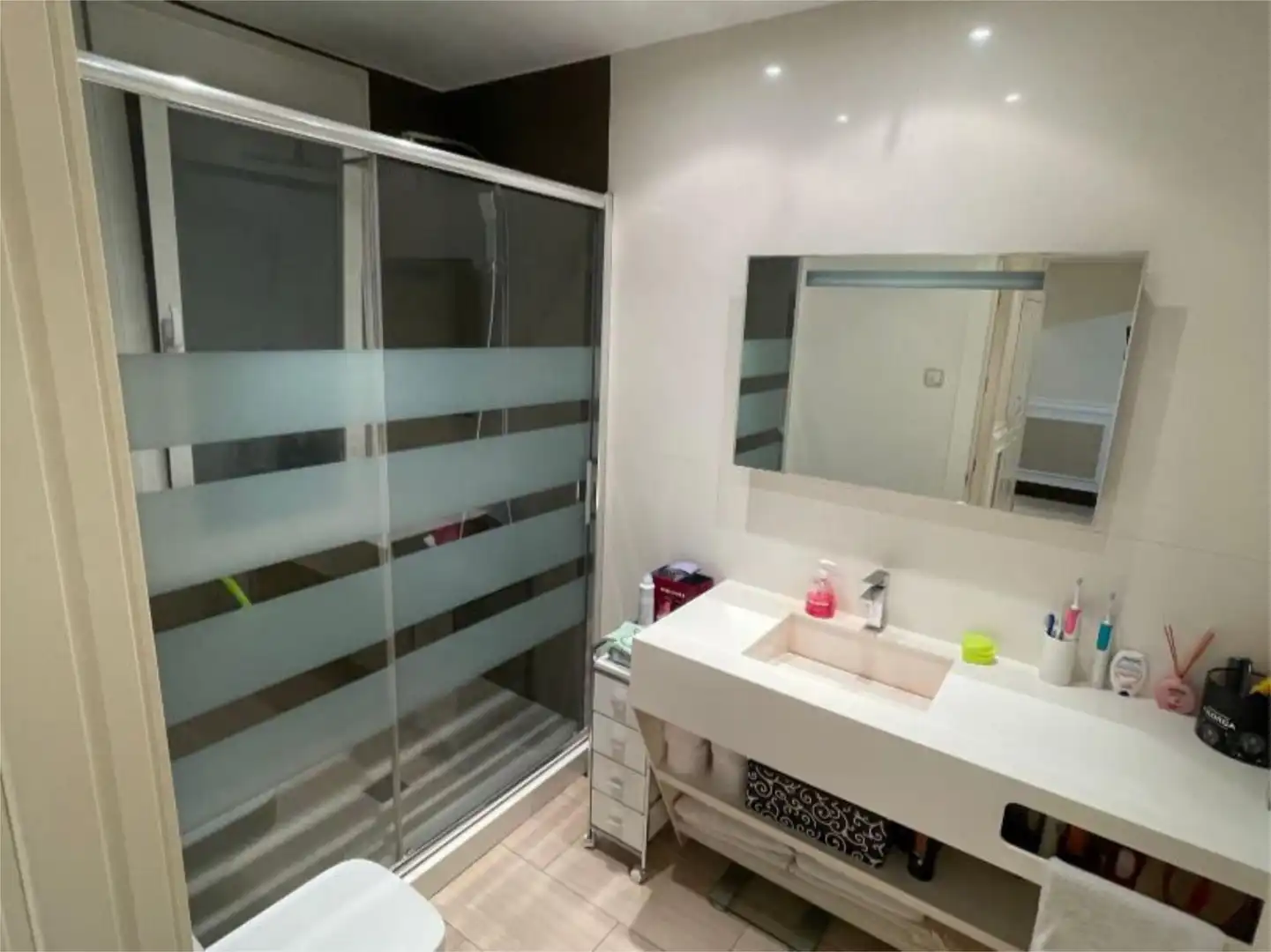 Badezimmer von Wohnung zum Verkauf in  Zaragoza Capital mit Klimaanlage